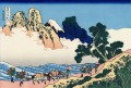 the back of the fuji from the minobu river Katsushika Hokusai Ukiyoe